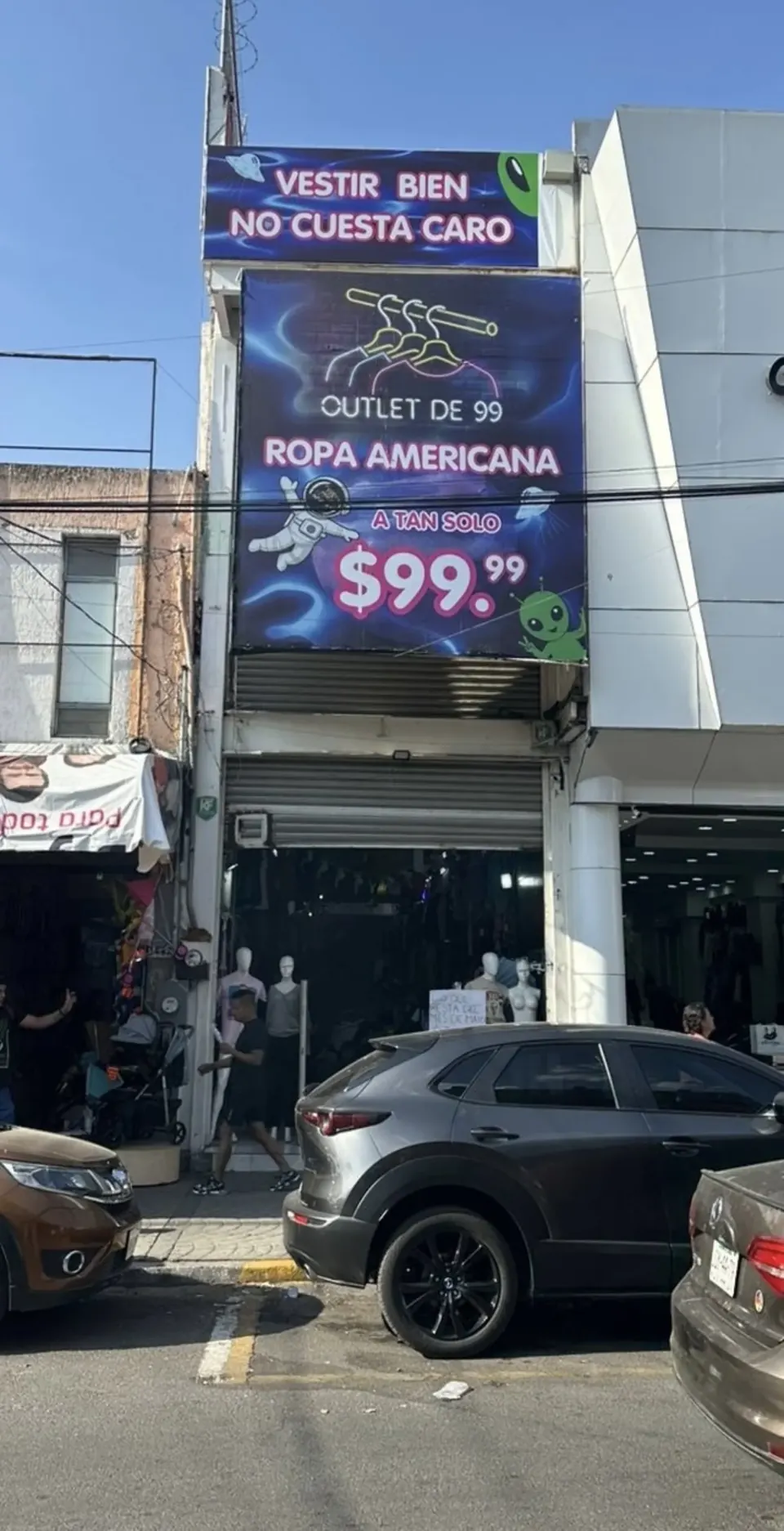 Fachada de Outlet de 99 Medrano